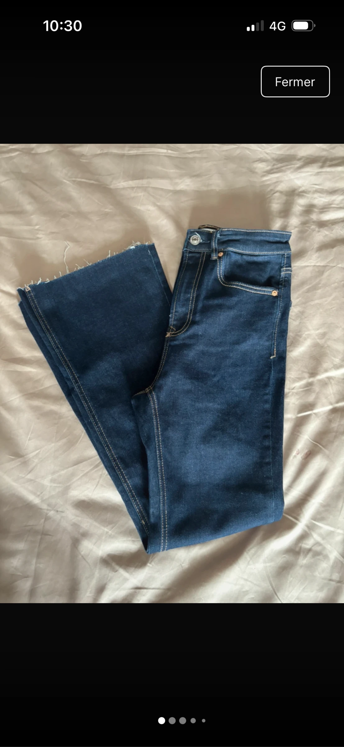 Jean bleu marine Stradivarius 